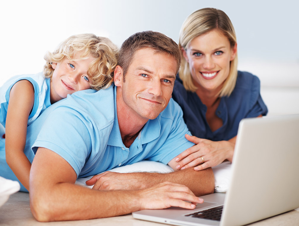 Famille heureuse